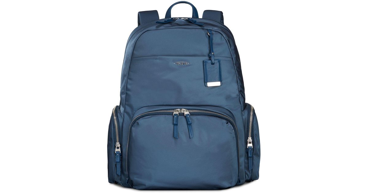 Tumi Leather Voyageur Calais Backpack in Black Lyst